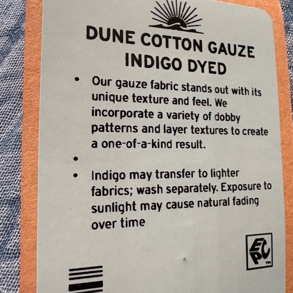 Faherty Dune Cotton Gauze Kasey Midi Dress Size Medium  NEW - Picture 12 of 13